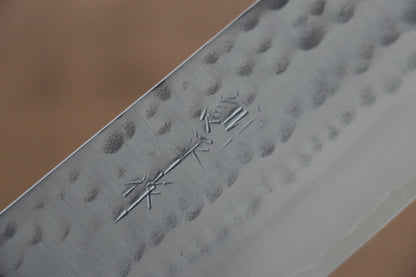 Kunihira VG1 ลายค้อนตี มีดหั่นผัก Nakiri มีดทำครัวญี่ปุ่น 165mm ด้ามสีม่วง