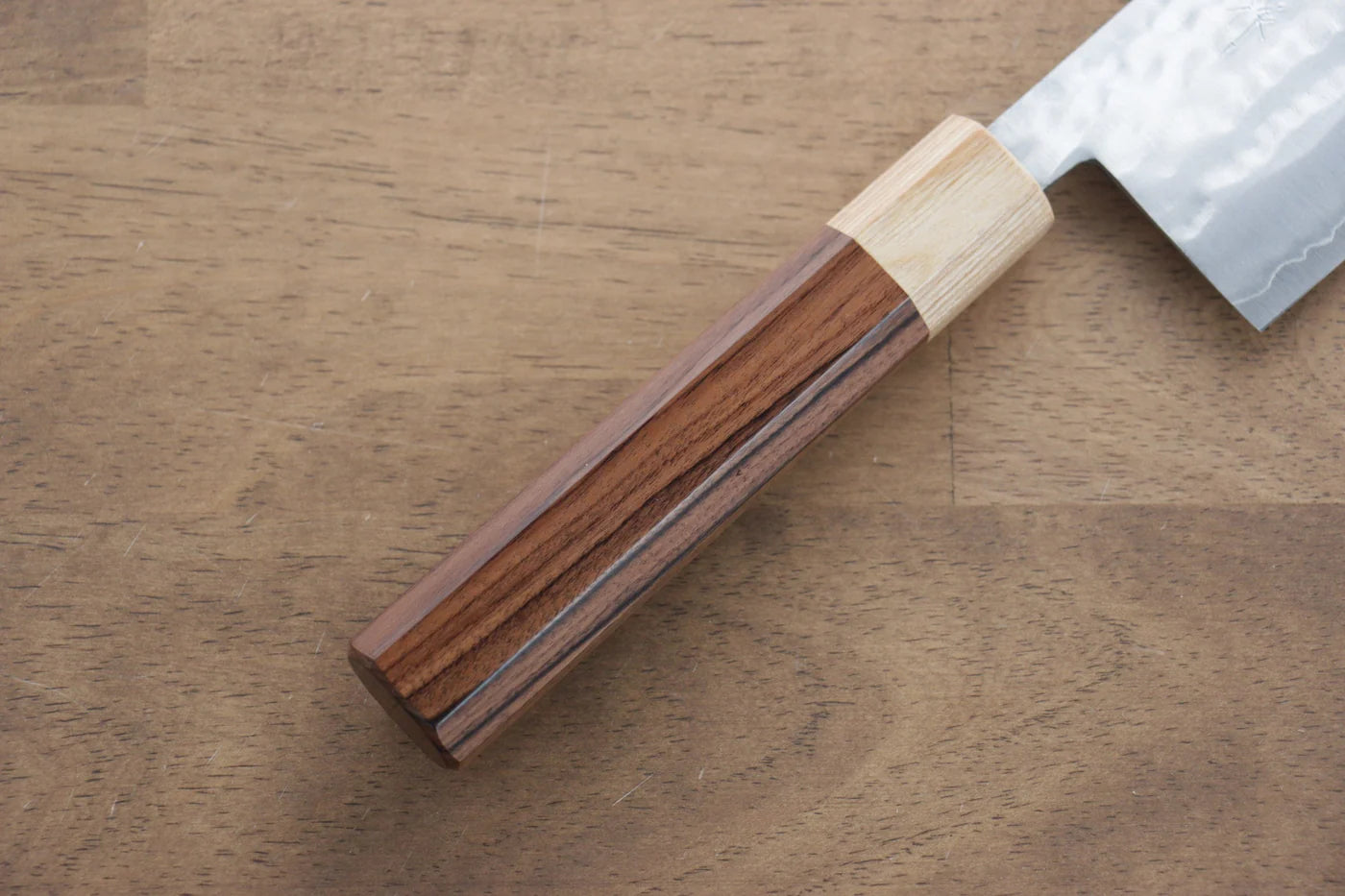 Kunihira VG1 ลายค้อนตี มีดหั่นผัก Nakiri มีดทำครัวญี่ปุ่น 165mm ด้ามสีม่วง