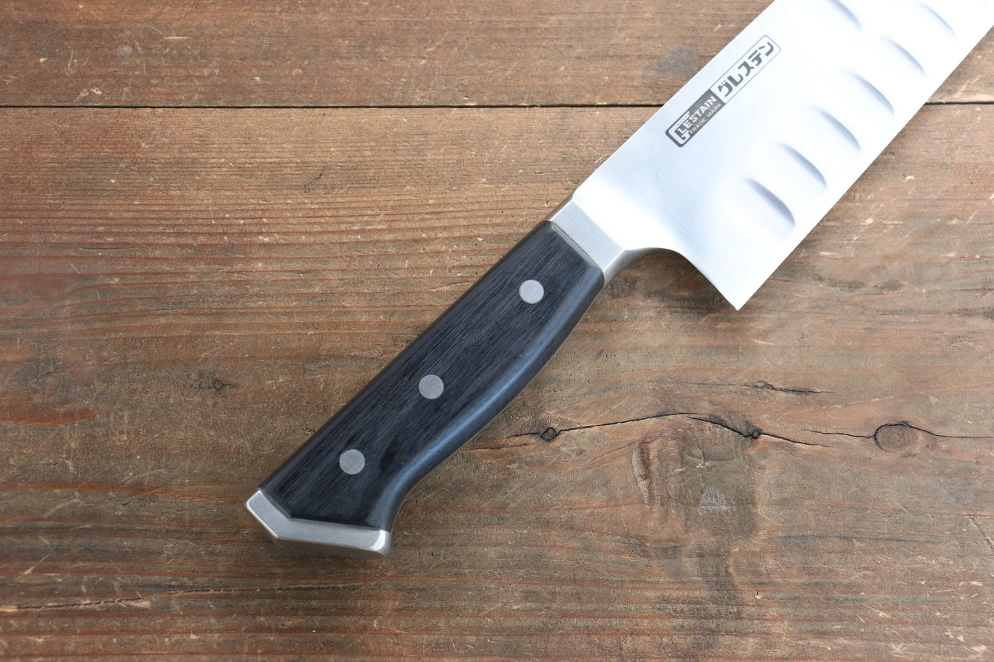 Glestain สเเตนเลส มีดเเกะสลัก มีดทำครัวญี่ปุ่น 330mm
