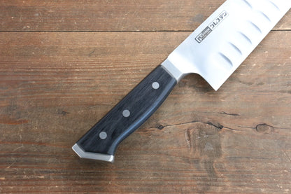Glestain สเเตนเลส มีดเเกะสลัก มีดทำครัวญี่ปุ่น 330mm