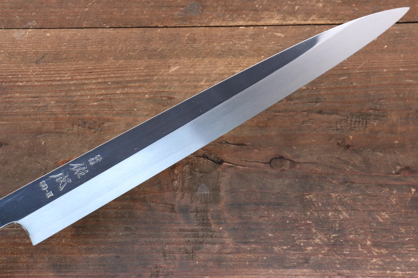 Sukenari R2/SG2 2 ชั้น มีด Yanagiba มีดทำครัวญี่ปุ่น 330mm ด้ามไม้พะยูง