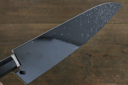 Sakai Takayuki AUS10 ดามัสกัส 45 ชั้น ลายค้อนตี มีดกิวโตะ Gyuto มีดทำครัวญี่ปุ่น 240mm ด้ามเคลือบลายจุดสีเงิน มีฝัก (ปลอก) มีด