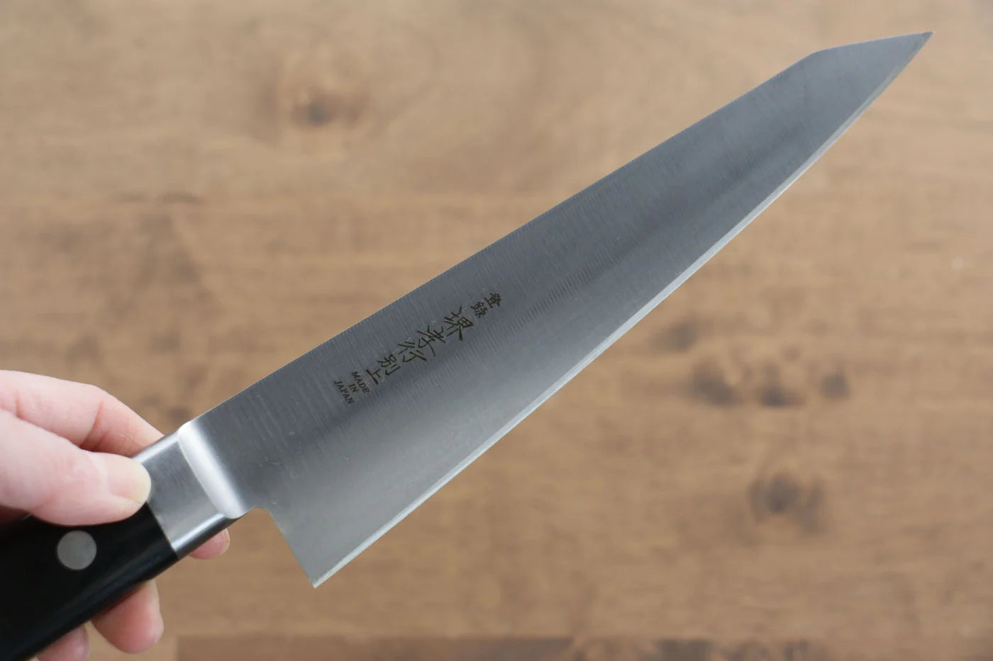 Sakai Takayuki เหล็กญี่ปุ่น มีดเลาะกระดูก เลาะกางปลา Sabaki มีดทำครัวญี่ปุ่น 180mm ด้ามไม้ Pakka wood