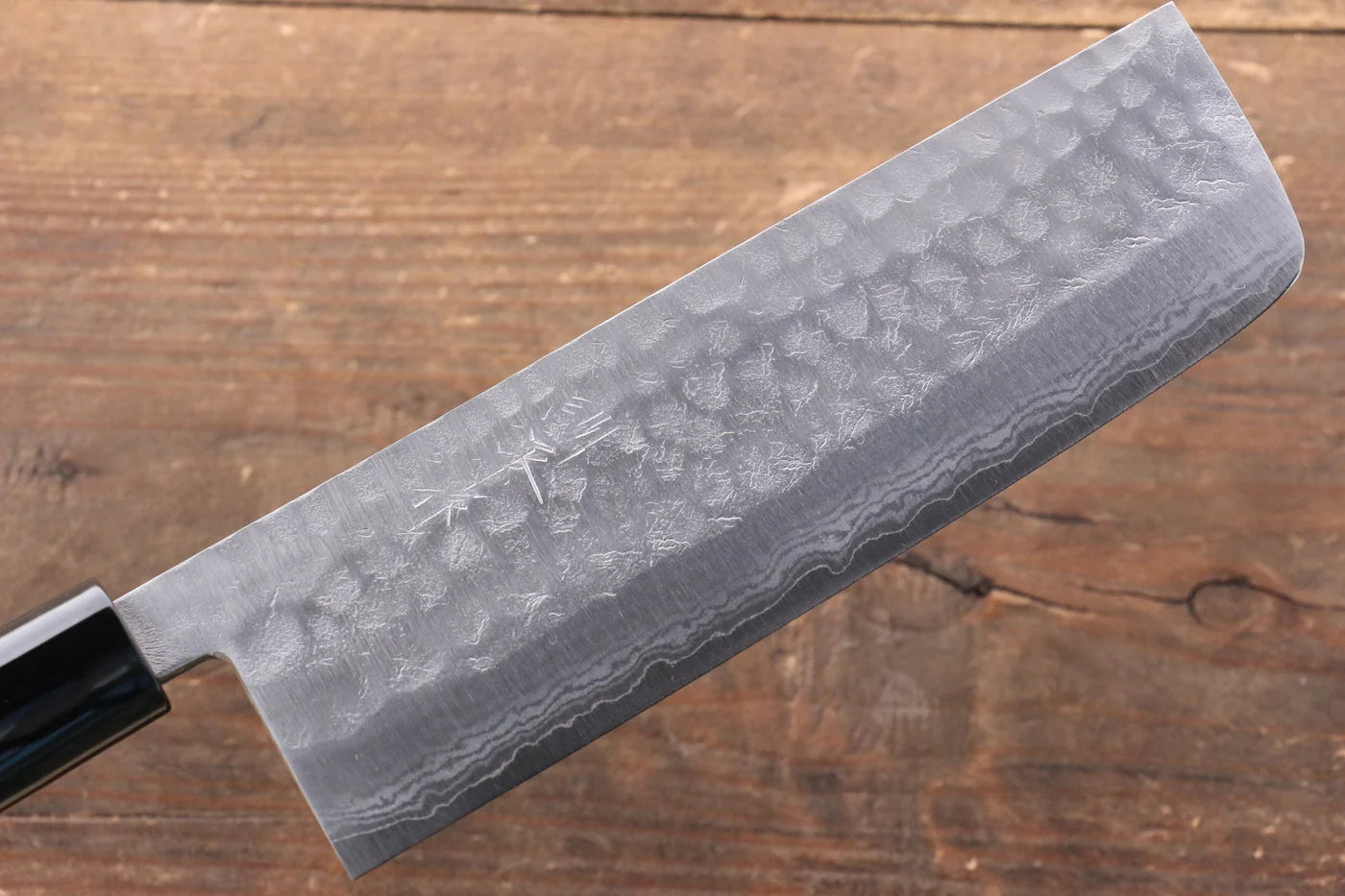 Kunihira Tanryu VG1 ดามัสกัส มีดหั่นผัก Nakiri มีดทำครัวญี่ปุ่น 165mm ด้ามไม้วอลนัท