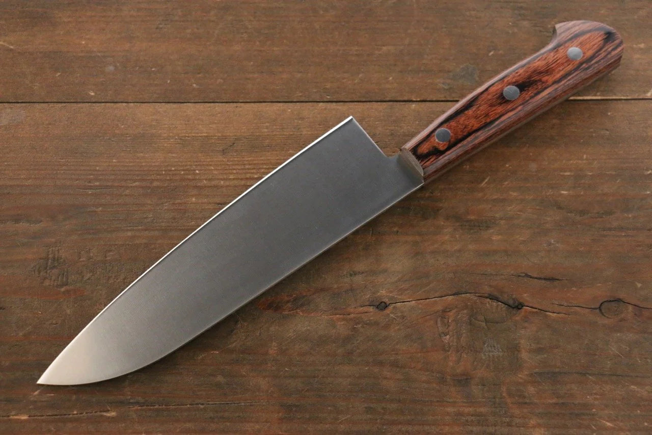 Iseya โมลิบดินัม มีด Santoku มีดทำครัวญี่ปุ่น 180mm ด้ามมะฮอกกานี