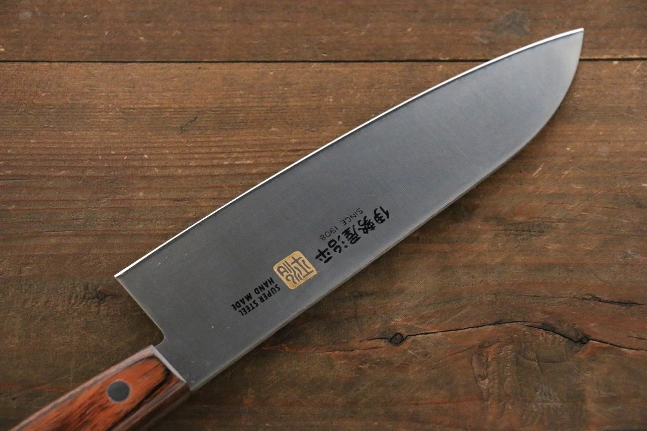 Iseya โมลิบดินัม มีด Santoku มีดทำครัวญี่ปุ่น 180mm ด้ามมะฮอกกานี
