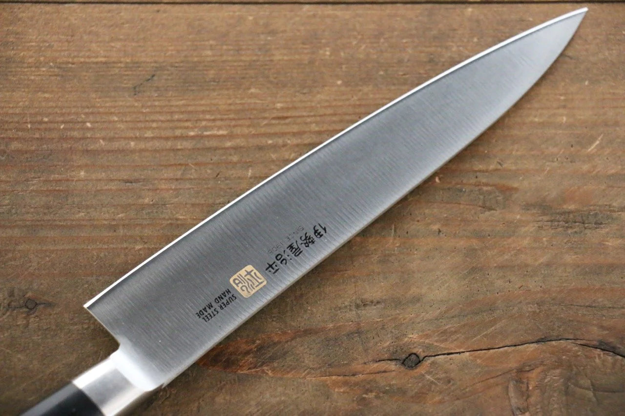 Iseya โมลิบดินัม มีดขนาดเล็ก  Petty มีดทำครัวญี่ปุ่น 150mm ด้ามMicarta ดำ