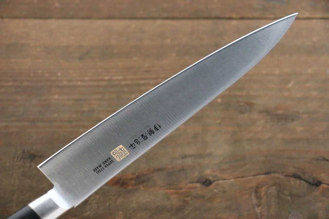 Iseya โมลิบดินัม มีดขนาดเล็ก  Petty มีดทำครัวญี่ปุ่น 150mm ด้ามMicarta ดำ