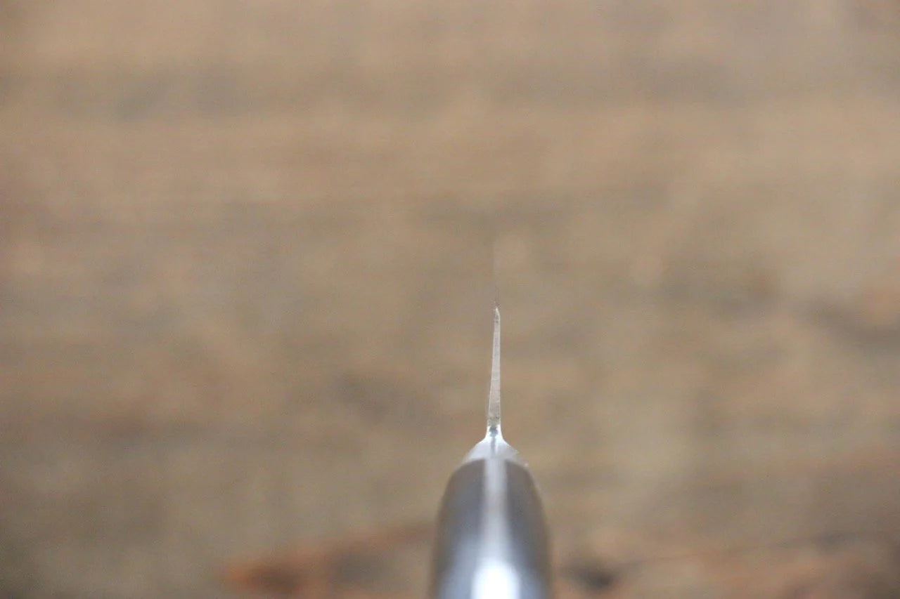 Iseya โมลิบดินัม มีดขนาดเล็ก  Petty มีดทำครัวญี่ปุ่น 150mm ด้ามMicarta ดำ