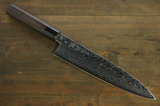 Sukenari ZDP189 ดามัสกัส มีดกิวโตะ Gyuto มีดทำครัวญี่ปุ่น 210mm ด้ามไม้พะยูง