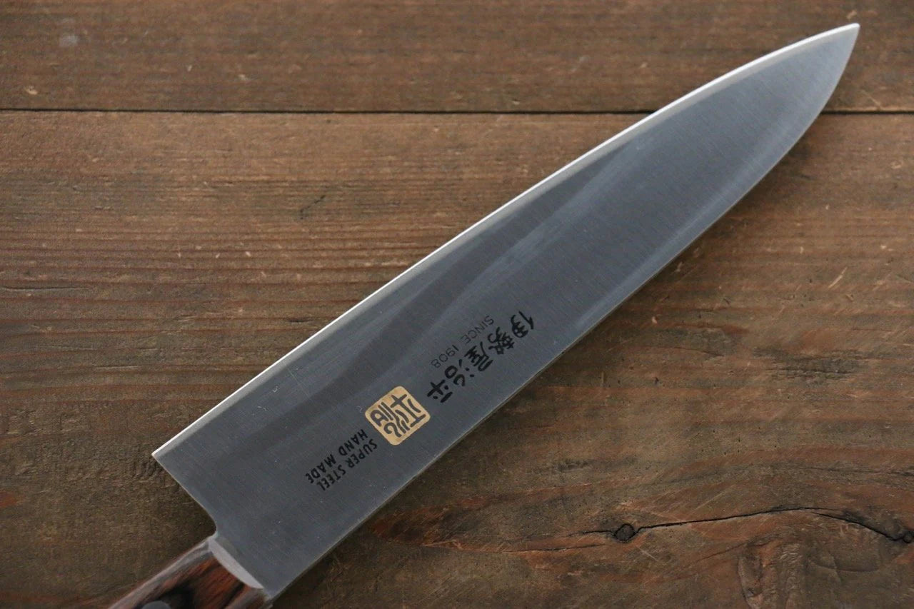 Iseya โมลิบดินัม มีดกิวโตะ Gyuto มีดทำครัวญี่ปุ่น 180mm ด้ามไม้มะฮอกกานี