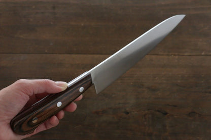 Iseya โมลิบดินัม มีดกิวโตะ Gyuto มีดทำครัวญี่ปุ่น 180mm ด้ามไม้มะฮอกกานี