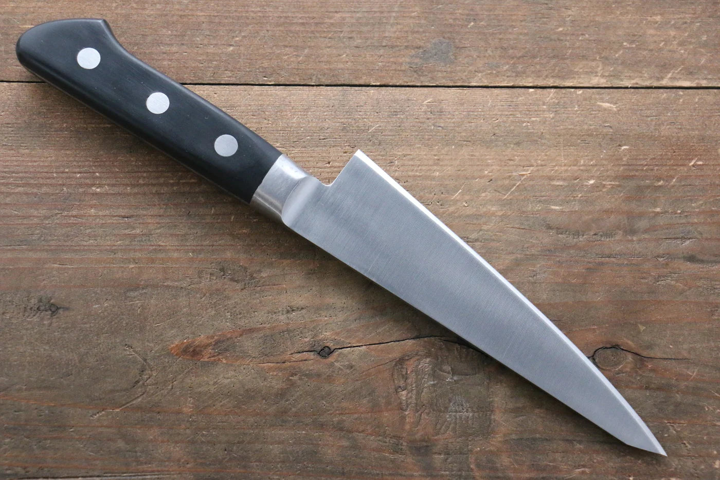 Sakai Takayuki [Left Handed] เหล็กญี่ปุ่น มีดเลาะกระดูก Honesuki มีดทำครัวญี่ปุ่น 150mm ด้ามไม้ Pakka wood