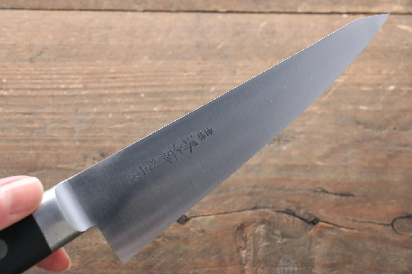 Sakai Takayuki [Left Handed] เหล็กญี่ปุ่น มีดเลาะกระดูก Honesuki มีดทำครัวญี่ปุ่น 150mm ด้ามไม้ Pakka wood