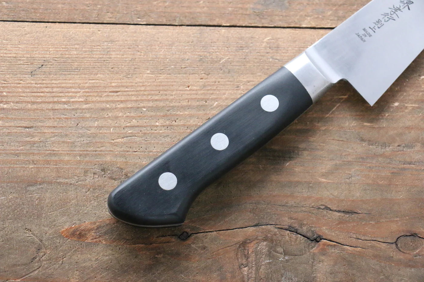Sakai Takayuki [Left Handed] เหล็กญี่ปุ่น มีดเลาะกระดูก Honesuki มีดทำครัวญี่ปุ่น 150mm ด้ามไม้ Pakka wood