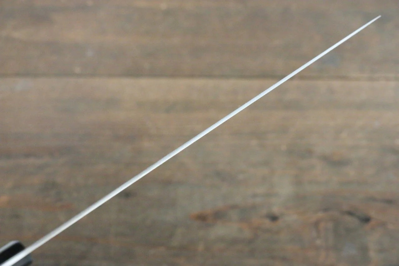 Iseya โมลิบดินัม มีดกิวโตะ Gyuto มีดทำครัวญี่ปุ่น 210mm ด้ามไม้ Pakka wood สีดำ