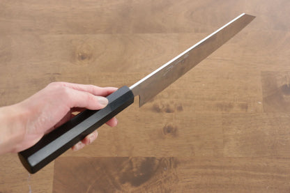 Jikko Honyaki White Steel (เหล็กกล้าขาว) No.3 ขัดขึ้นเงากระจก มีด Kiritsuke Gyuto มีดทำครัวญี่ปุ่น 240mm ด้ามไม้มะเกลือ