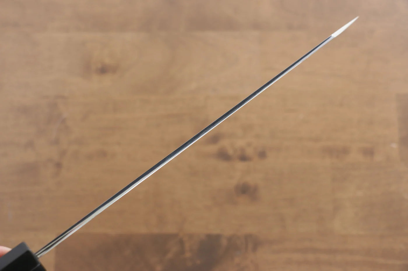 Jikko Honyaki White Steel (เหล็กกล้าขาว) No.3 ขัดขึ้นเงากระจก มีด Kiritsuke Gyuto มีดทำครัวญี่ปุ่น 240mm ด้ามไม้มะเกลือ