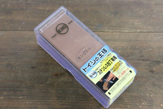 King หินลับมีดสองด้าน ไซส์กลาง 220 กริท (สีเขียว) , 800 กริท (สีแดง)
