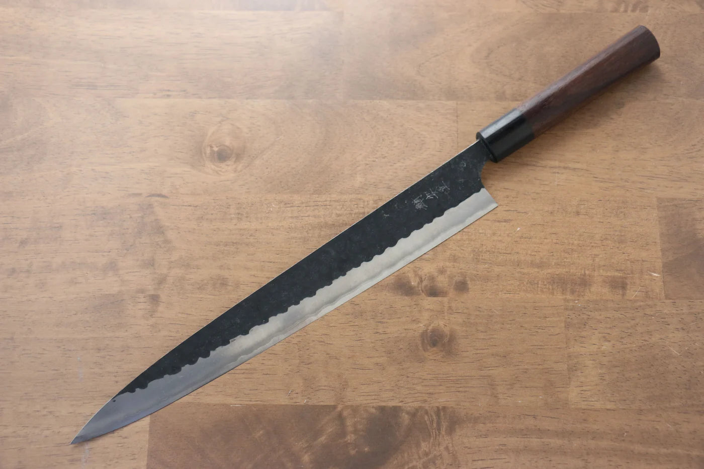 Katsushige Anryu Blue Super (บลูซุปเปอร์สตีล) มีดเลาะเอ็น Sujihiki มีดทำครัวญี่ปุ่น 300mm ด้ามไม้พะยูง