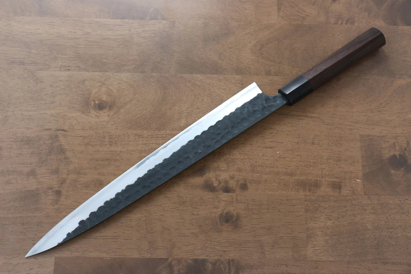 Katsushige Anryu Blue Super (บลูซุปเปอร์สตีล) มีดเลาะเอ็น Sujihiki มีดทำครัวญี่ปุ่น 300mm ด้ามไม้พะยูง