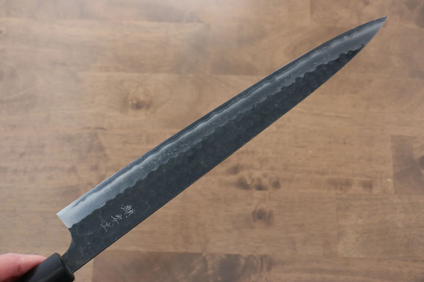 Katsushige Anryu Blue Super (บลูซุปเปอร์สตีล) มีดเลาะเอ็น Sujihiki มีดทำครัวญี่ปุ่น 300mm ด้ามไม้พะยูง