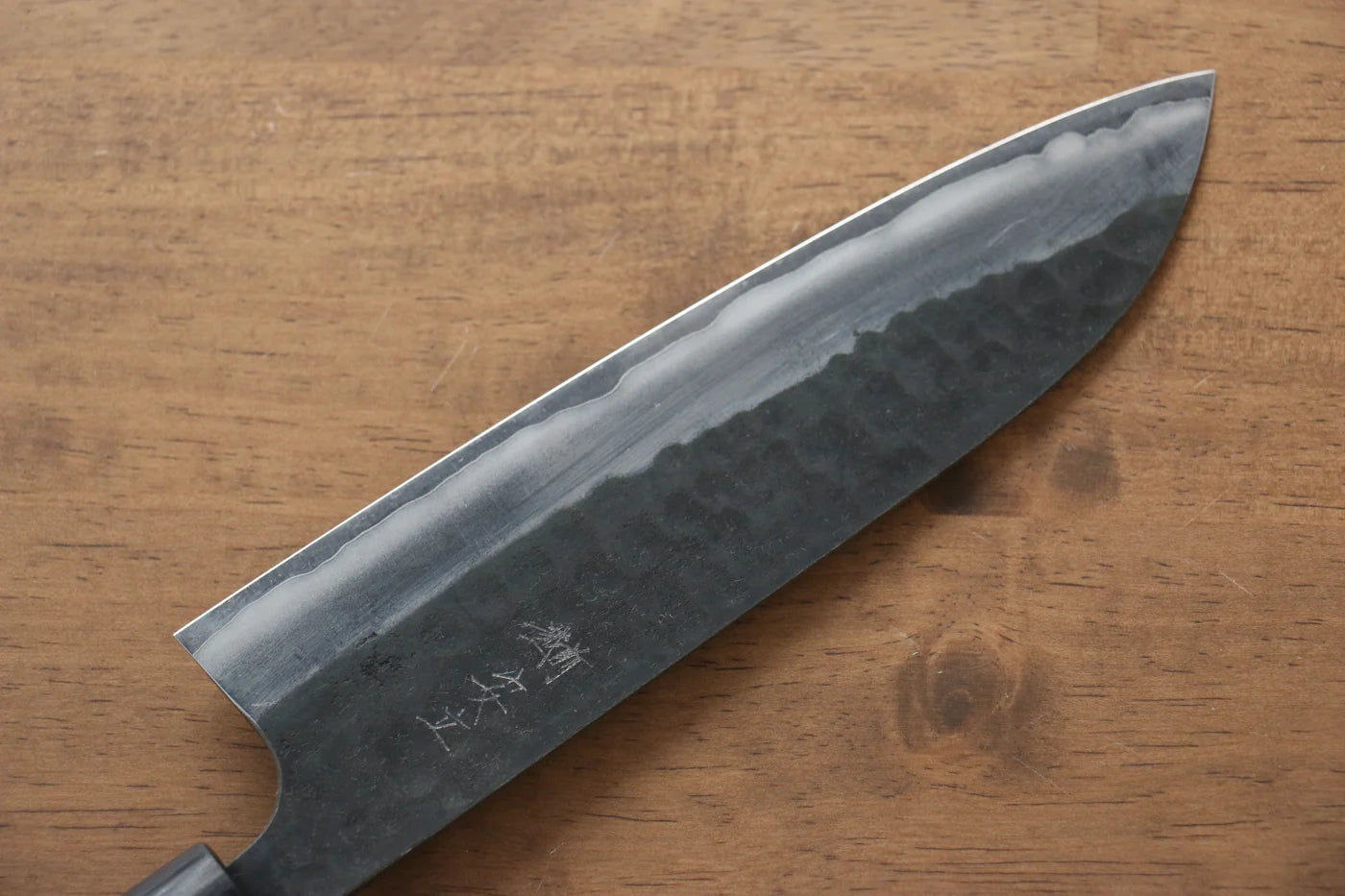Katsushige Anryu Blue Super (บลูซุปเปอร์สตีล) มีด Santoku มีดทำครัวญี่ปุ่น 165mm ด้ามไม้พะยูง