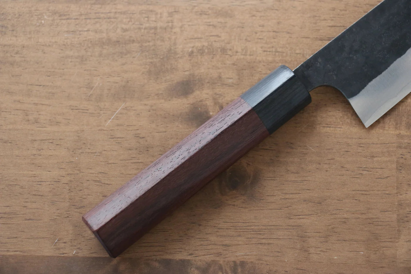 Katsushige Anryu Blue Super (บลูซุปเปอร์สตีล) มีด Santoku มีดทำครัวญี่ปุ่น 165mm ด้ามไม้พะยูง