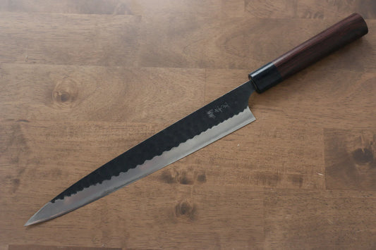 Katsushige Anryu Blue Super (บลูซุปเปอร์สตีล) มีดเลาะเอ็น Sujihiki มีดทำครัวญี่ปุ่น 270mm ด้ามไม้พะยูง