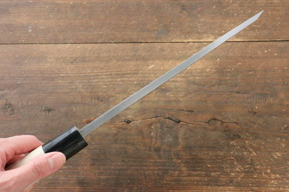 Sakai Takayuki Kasumitogi White Steel (เหล็กกล้าขาว) สลักลายจรเข้ มีด Deba มีดทำครัวญี่ปุ่น ด้ามต้นเเมกโนเลีย