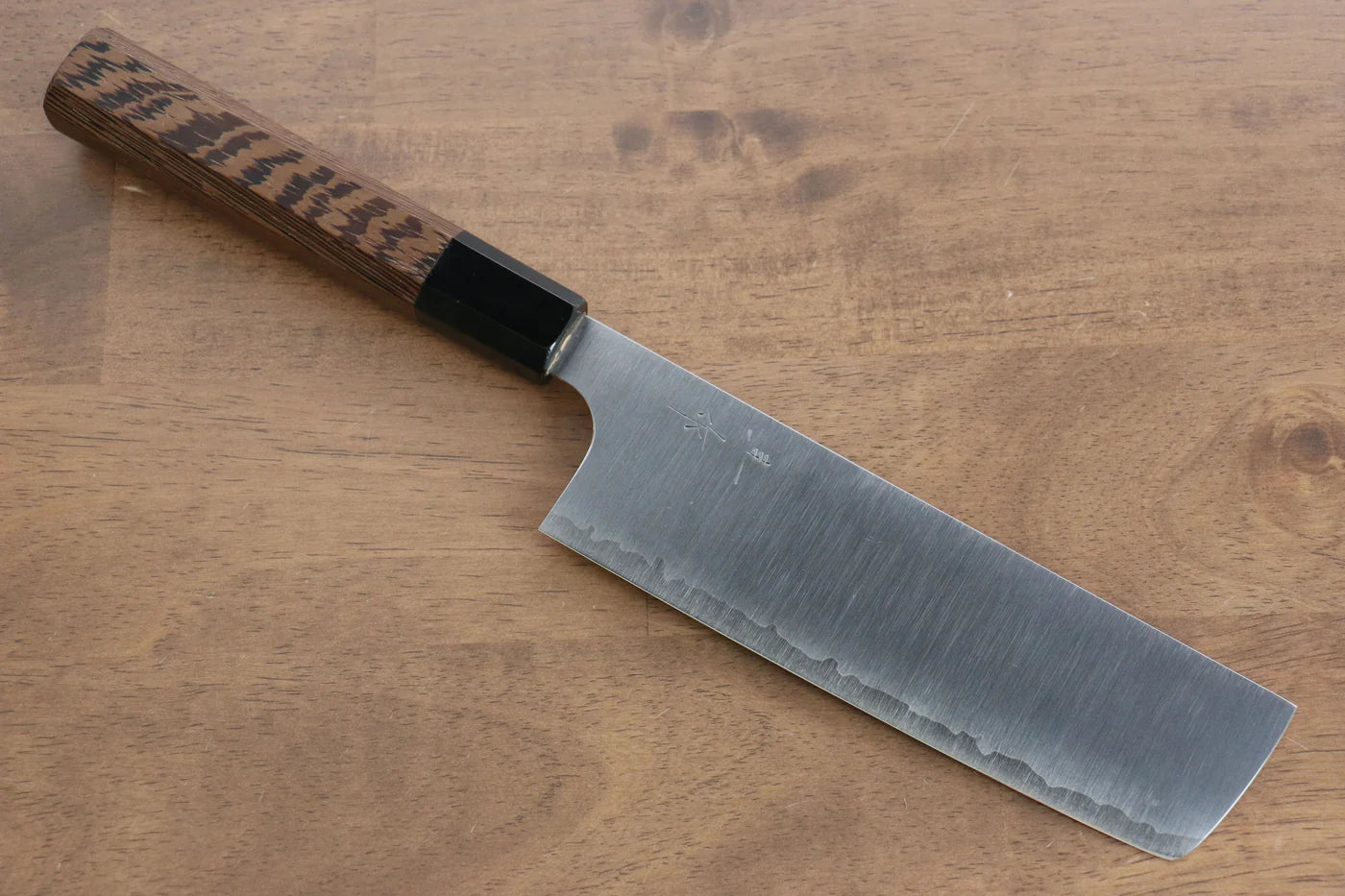 Kei Kobayashi R2/SG2 มีดหั่นผัก Nakiri มีดทำครัวญี่ปุ่น 165mm ด้ามไม้เวงเก้