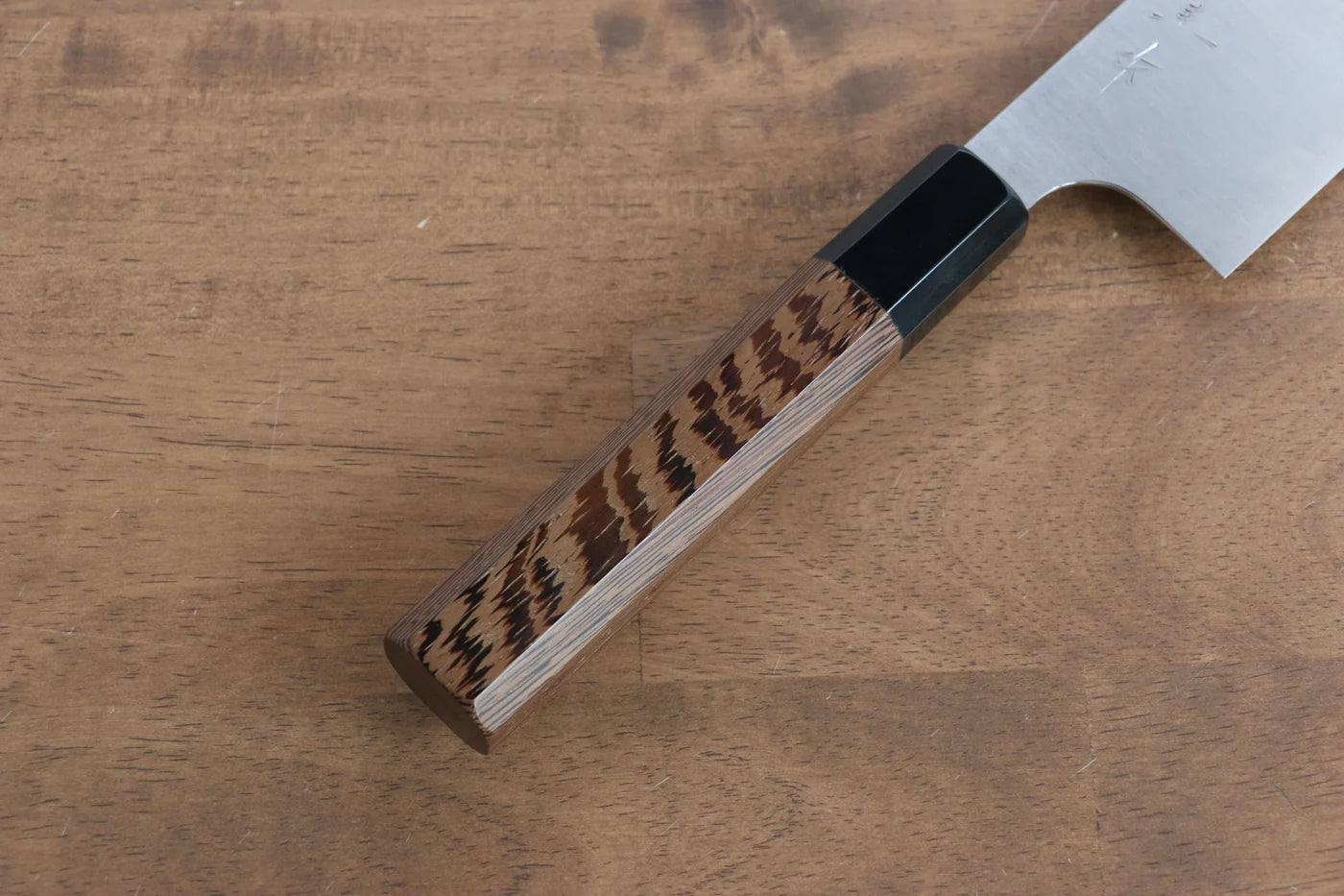 Kei Kobayashi R2/SG2 มีดหั่นผัก Nakiri มีดทำครัวญี่ปุ่น 165mm ด้ามไม้เวงเก้