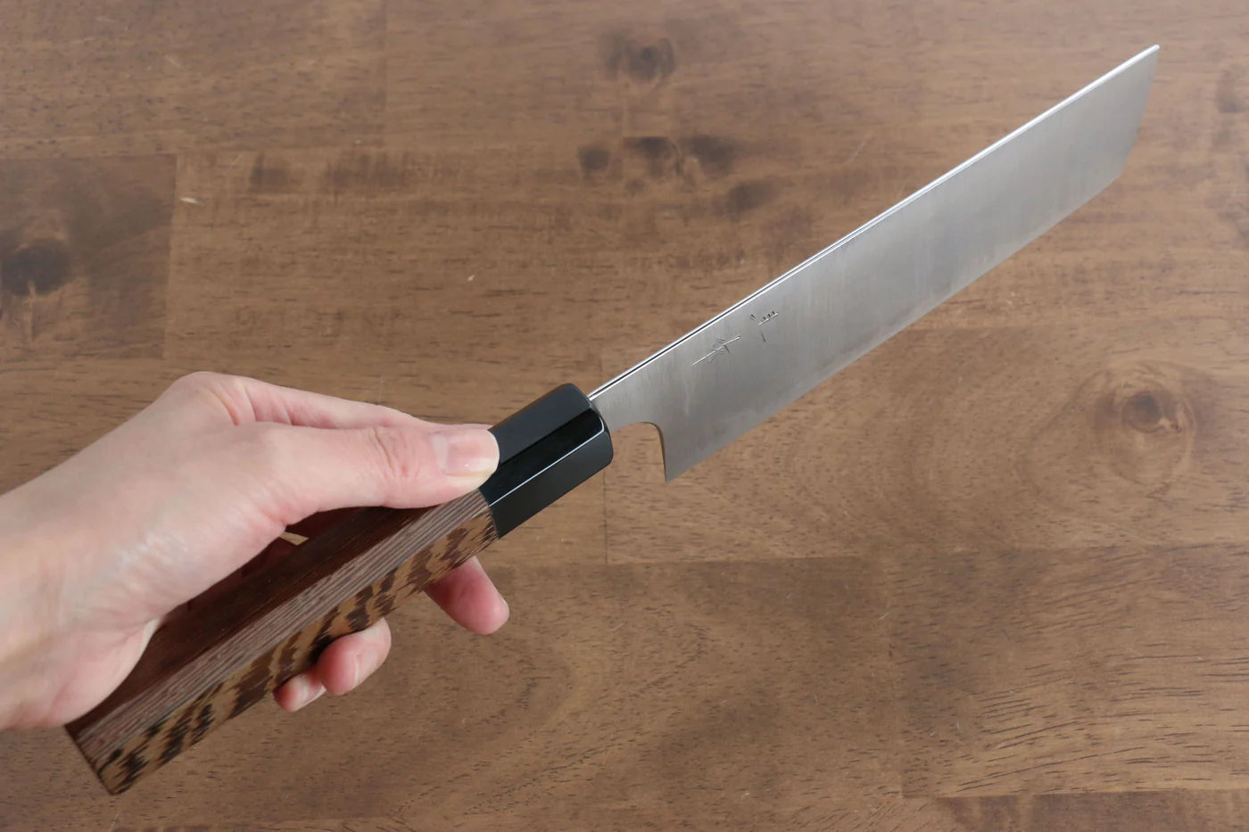 Kei Kobayashi R2/SG2 มีดหั่นผัก Nakiri มีดทำครัวญี่ปุ่น 165mm ด้ามไม้เวงเก้