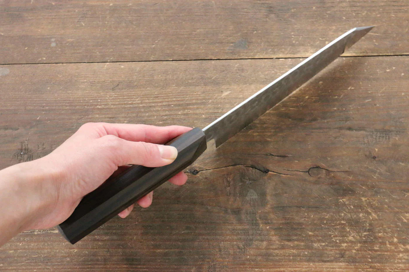 Jikko VG10 17 ชั้น มีดกิวโตะ Gyuto มีดทำครัวญี่ปุ่น 170mm ด้ามไม้มะเกลือ