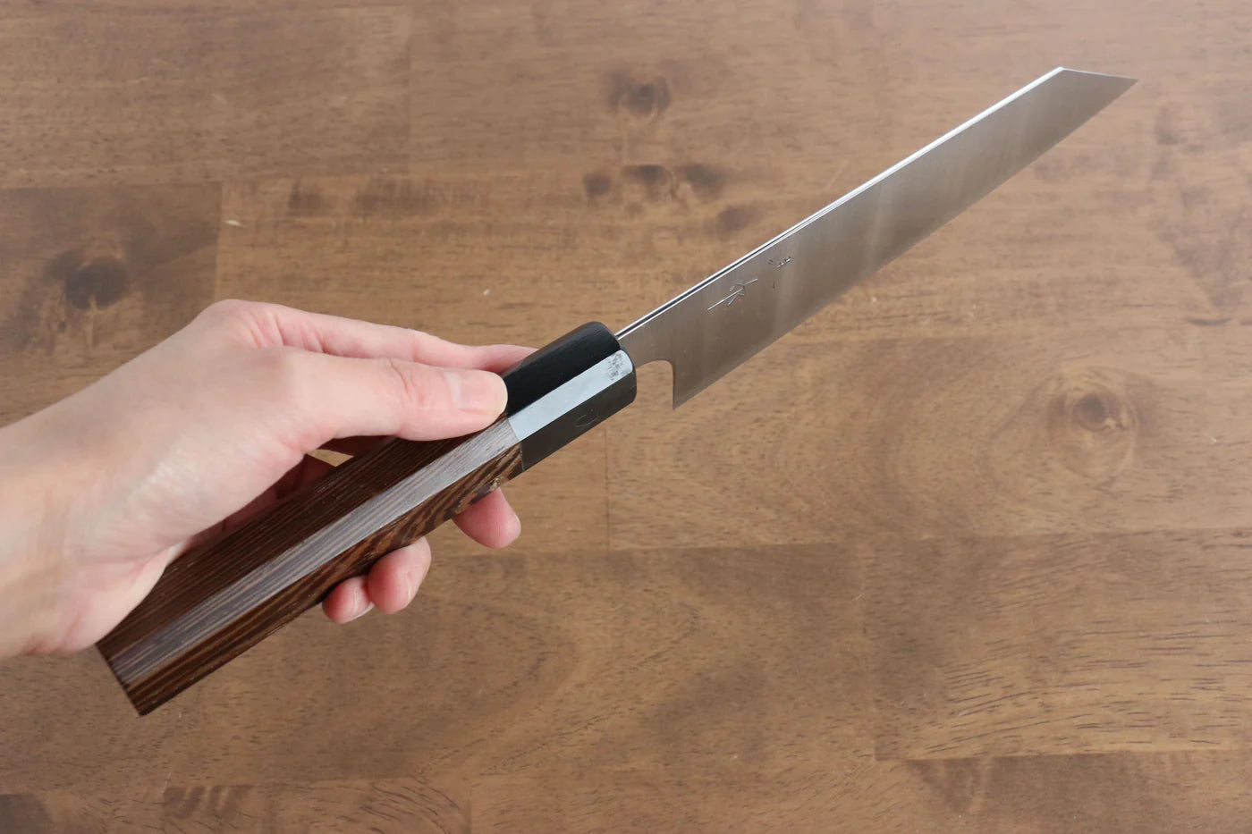 Kei Kobayashi R2/SG2 มีดสำหรับการใช้งานได้ทั่วไป Bunka มีดทำครัวญี่ปุ่น 170mm ด้ามไม้เวงเก้