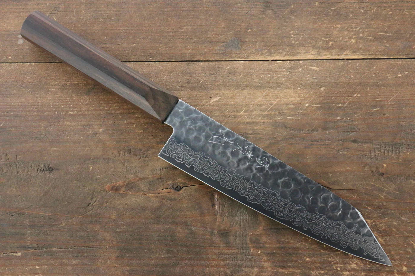 Jikko VG10 17 ชั้น มีด Santoku มีดทำครัวญี่ปุ่น 170mm ด้ามไม้มะเกลือ