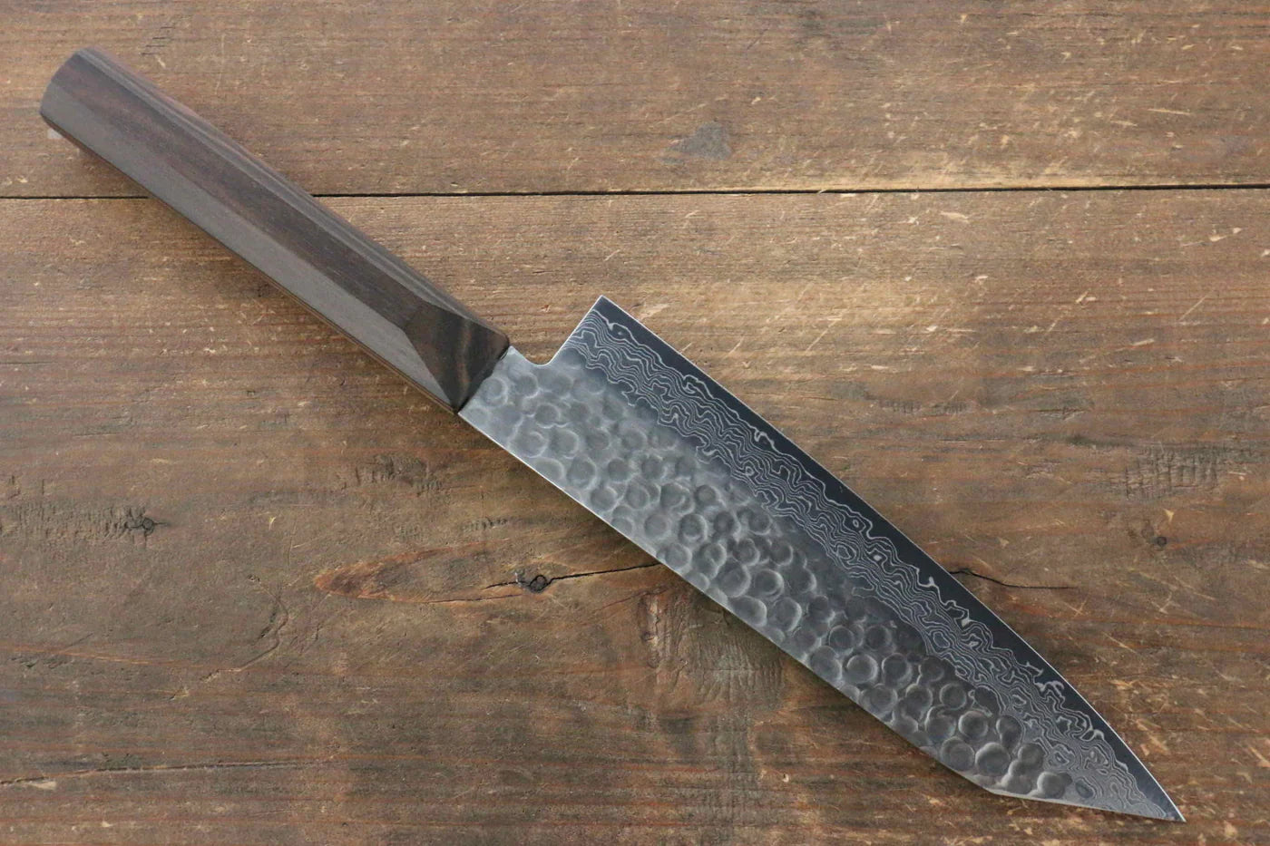 Jikko VG10 17 ชั้น มีด Santoku มีดทำครัวญี่ปุ่น 170mm ด้ามไม้มะเกลือ