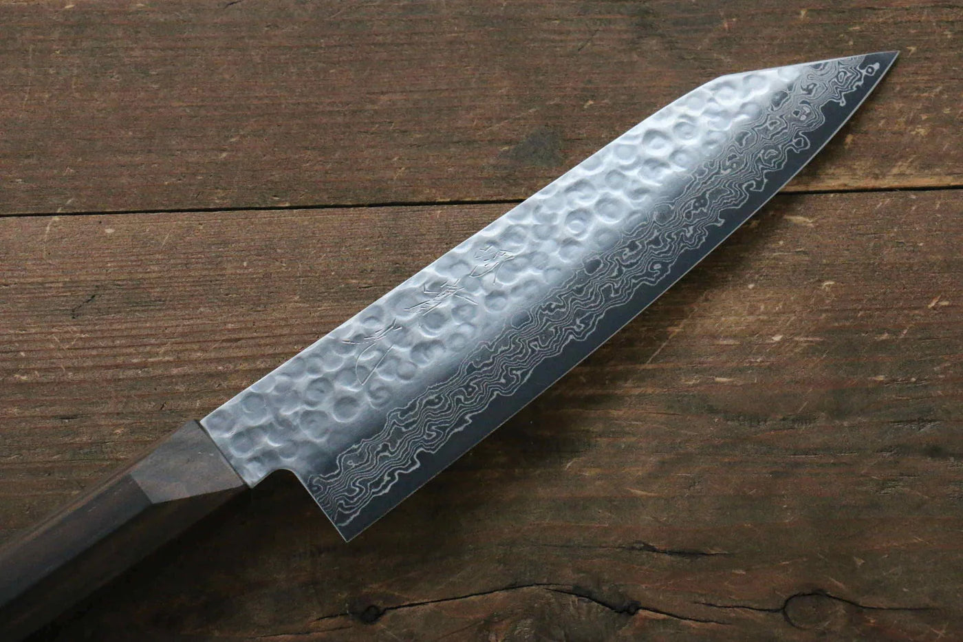 Jikko VG10 17 ชั้น มีด Santoku มีดทำครัวญี่ปุ่น 170mm ด้ามไม้มะเกลือ