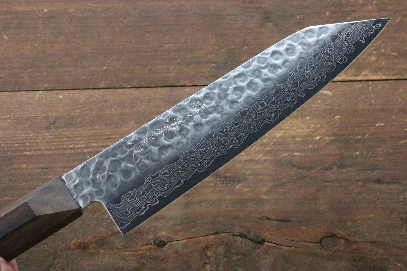 Jikko VG10 17 ชั้น มีด Santoku มีดทำครัวญี่ปุ่น 170mm ด้ามไม้มะเกลือ