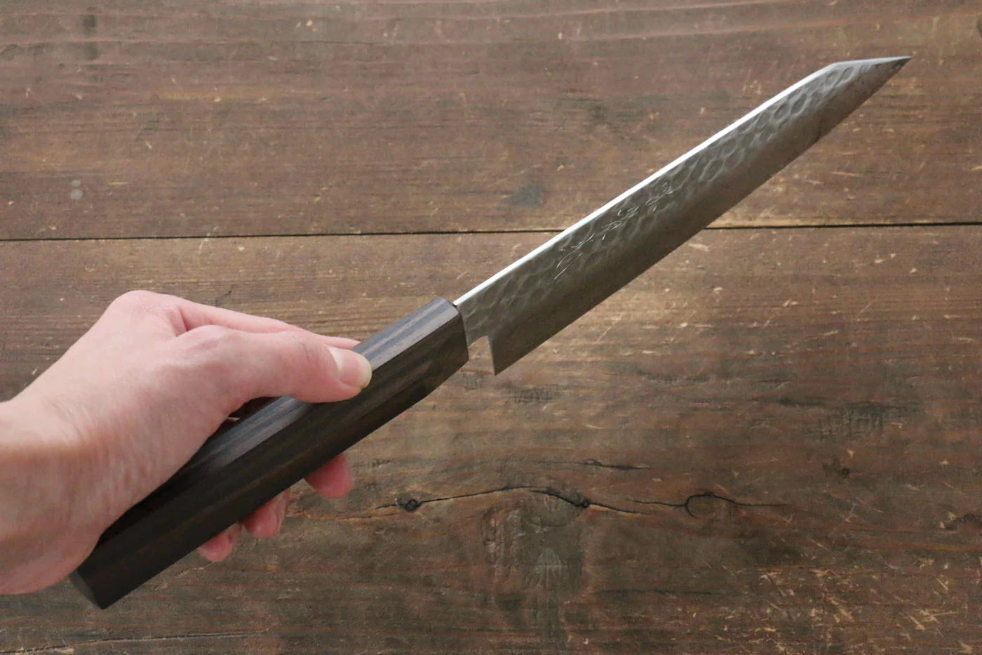 Jikko VG10 17 ชั้น มีด Santoku มีดทำครัวญี่ปุ่น 170mm ด้ามไม้มะเกลือ
