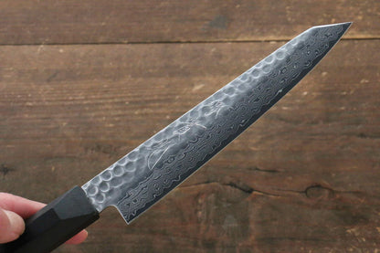 Jikko VG10 17 ชั้น มีด Kiritsuke Petty-Utility มีดทำครัวญี่ปุ่น 140mm ด้ามไม้มะเกลือ