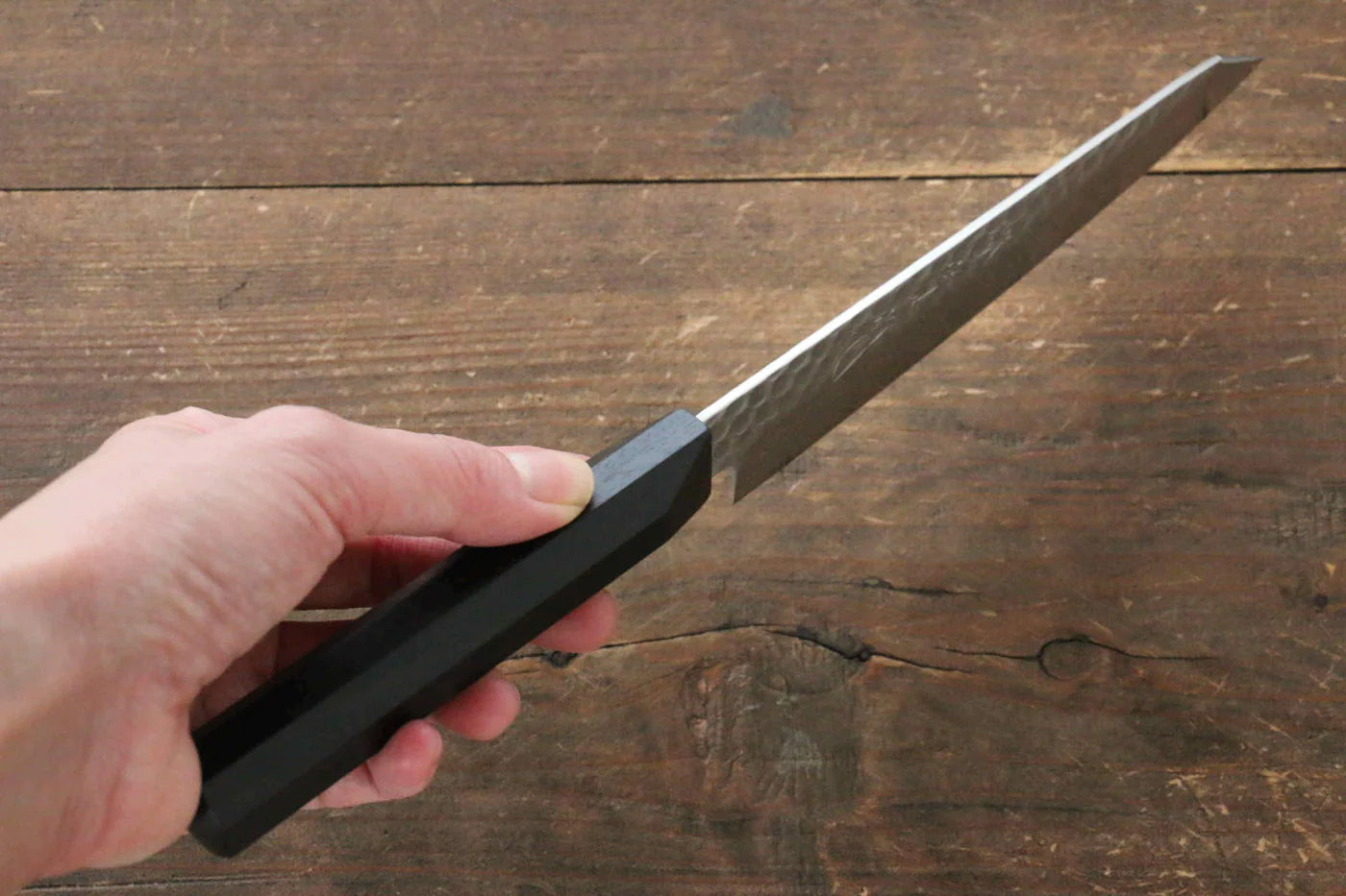 Jikko VG10 17 ชั้น มีด Kiritsuke Petty-Utility มีดทำครัวญี่ปุ่น 140mm ด้ามไม้มะเกลือ