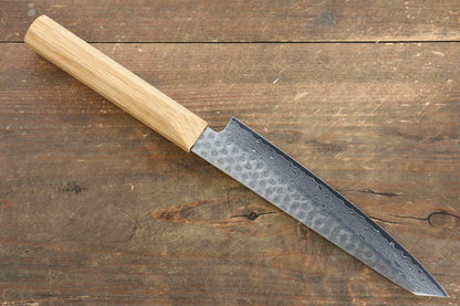 Jikko VG10 17 ชั้น มีด Kiritsuke Petty-Utility มีดทำครัวญี่ปุ่น 140mm ด้ามไม้โอ๊ค