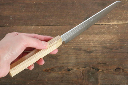 Jikko VG10 17 ชั้น มีด Kiritsuke Petty-Utility มีดทำครัวญี่ปุ่น 140mm ด้ามไม้โอ๊ค