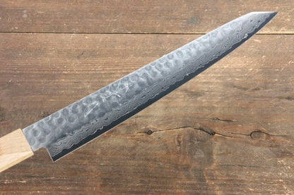 Jikko VG10 17 ชั้น มีดเลาะเอ็น Sujihiki มีดทำครัวญี่ปุ่น 230mm ด้ามไม้โอ๊ค