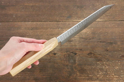Jikko VG10 17 ชั้น มีด Santoku มีดทำครัวญี่ปุ่น 170mm ด้ามไม้โอ๊ค