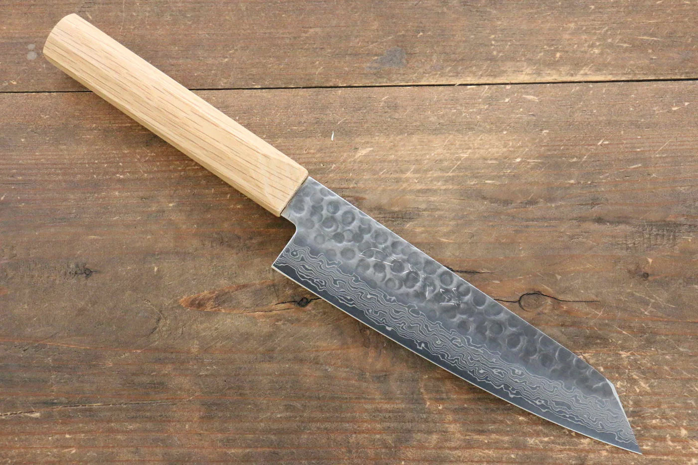Jikko VG10 17 ชั้น มีดกิวโตะ Gyuto มีดทำครัวญี่ปุ่น 170mm ด้ามไม้โอ๊ค