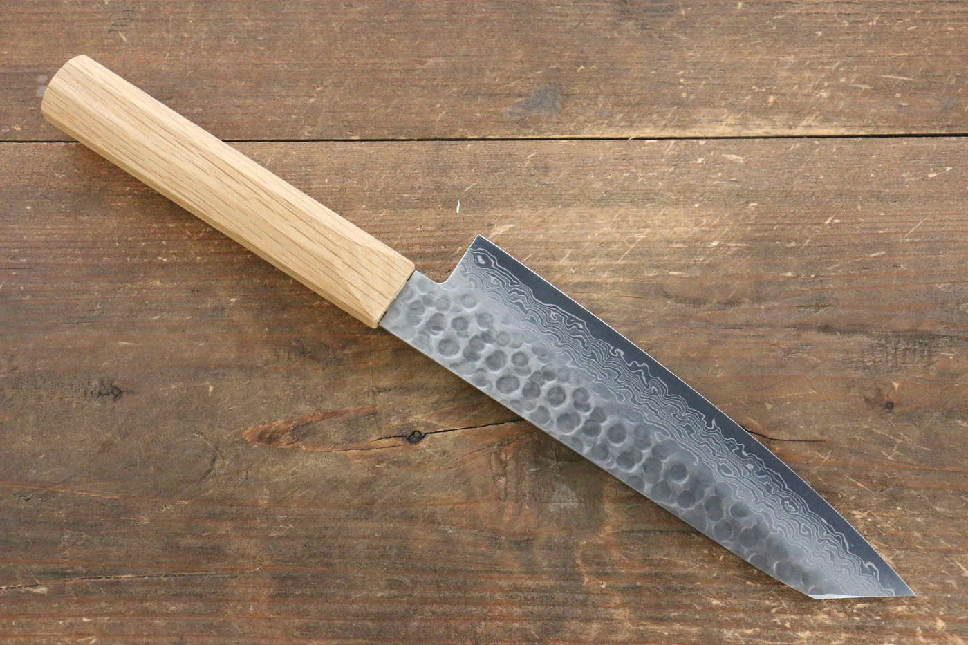 Jikko VG10 17 ชั้น มีดกิวโตะ Gyuto มีดทำครัวญี่ปุ่น 170mm ด้ามไม้โอ๊ค
