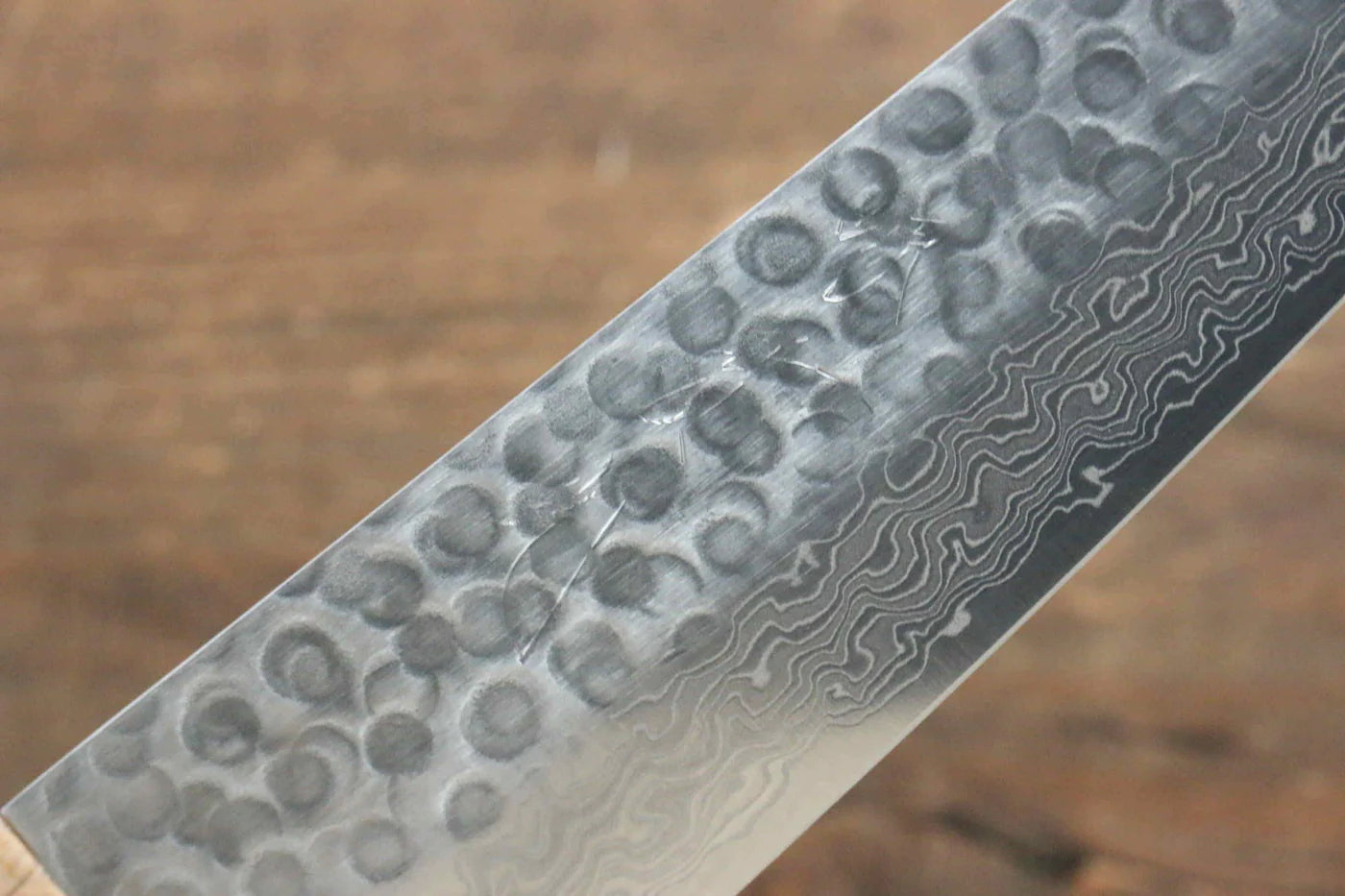 Jikko VG10 17 ชั้น มีดกิวโตะ Gyuto มีดทำครัวญี่ปุ่น 170mm ด้ามไม้โอ๊ค