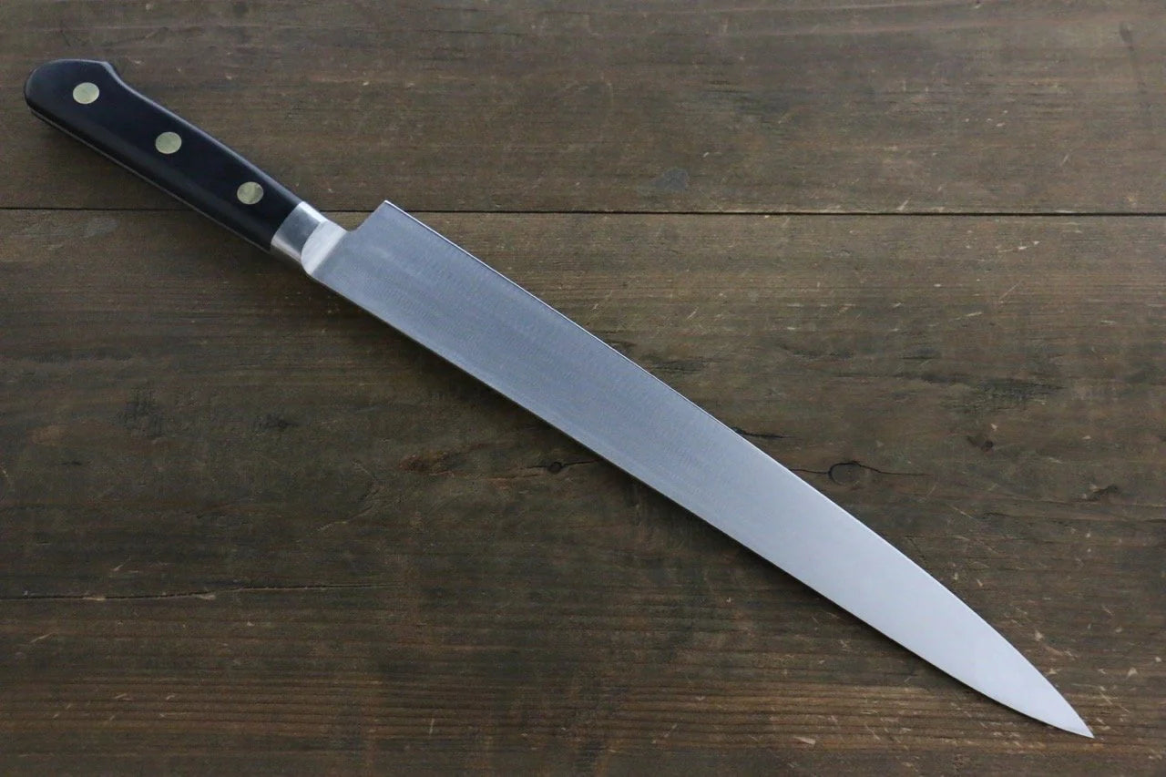 Misono Swedish Steel (เหล็กสวีเดน) สลักลายมังกร มีดเลาะเอ็น Sujihiki มีดทำครัวญี่ปุ่น